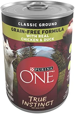13 ounce (12) Purina ONE SmartBlend True Instinct Adult Canned Wet Dog Food (Payment Plan-No Credit Check-No Interest Rate)