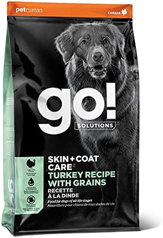 25 pd GO! Solutions Skin + Coat Care - Dry Dog Food - with Grains for All Life Stages - Complete + Balanced Nutrition for Dogs(Payment Plan-No Credit Check-No Interest Rate) 
