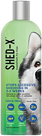 32 ounce-Shed-X Liquid Daily Supplement For Dogs – 100% Natural – EliminatesExcessive Dog Shedding with Daily Supplement of Essential Fatty Acids, Vitamins and Minerals  (Payment Plan-No Credit Check-No Interest Rate)