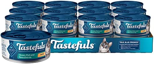 Blue Buffalo Tastefuls Natural Pate Wet Cat Food (Pack of 24) (Payment Plan-No Credit Check-No Interest Rate) 
