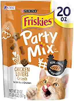 20 0unce Purina Friskies Party Mix Adult Cat Treats Extra Large Pouches (Payment Plan-No Credit Check-No Interest Rate)