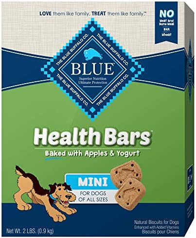 32 ounce Blue Buffalo Health Bars Natural Crunchy Dog Treats Biscuits Amazon's Choice