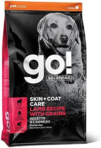 12 pd GO! Solutions Skin + Coat Care - Dry Dog Food - with Grains for All Life Stages - Complete + Balanced Nutrition for Dogs (Payment Plan-No Credit Check-No Interest Rate) 