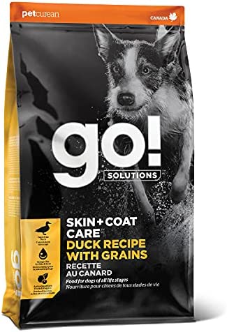 12 Pd- GO! Solutions Skin + Coat Care - Dry Dog Food - with Grains for All Life Stages - Complete + Balanced Nutrition for Dogs (Payment Plan-No Credit Check-No Interest Rate)