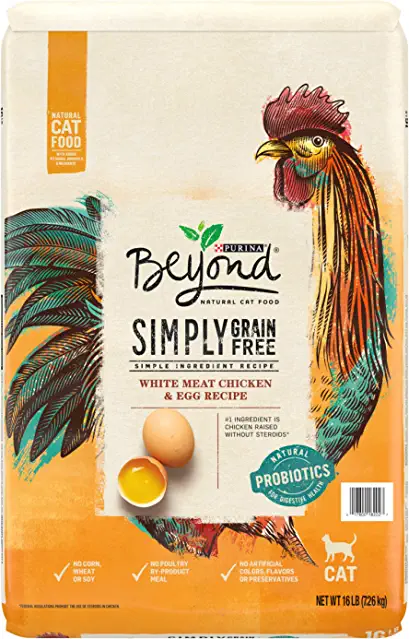 Purina Beyond Grain Free, Natural Dry Cat Food, Grain Free White Meat Chicken & Egg Recipe - 16 lb. Bag (Payment Plan-No Credit Check-No Interest Rate) 