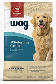 Beef Wag Wholesome Grains Dry Dog Food-5 Pound Bag