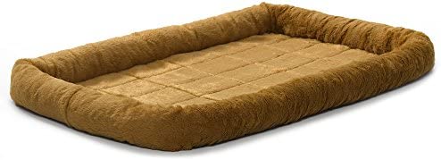 MidWest Homes for Pets 36L-Inch Cinnamon Dog Bed or Cat Bed w/ Comfortable Bolster | Ideal for Medium / Large Dog Breeds & Fits a 36-Inch Dog Crate | Easy Maintenance Machine Wash & Dry (40236-CN)