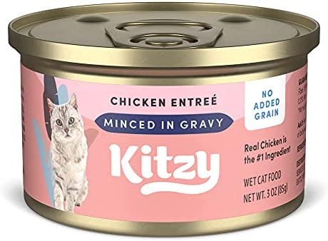 Kitzy Wet Cat Food, Gravy, Grain Free, 3oz Pack of 24 (Salmon, Chicken, Tuna)  (Payment Plan-No Credit Check-No Interest Rate) 