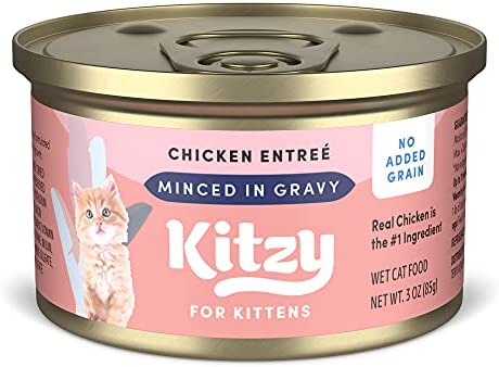 Kitzy Wet Cat Food, Gravy, Grain Free, 3oz Pack of 24 (Salmon, Chicken, Tuna) (Payment Plan-No Credit Check-No Interest Rate) 
