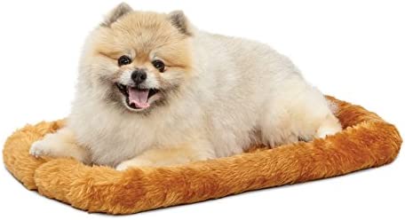22L-Inch Cinnamon Dog Bed or Cat Bed w/ Comfortable Bolster | Ideal for XS Dog Breeds & Fits a 22-Inch Dog Crate | Easy Maintenance Machine Wash & Dry | 1-Year Warranty(Payment Plan-No Credit Check-No Interest Rate) 