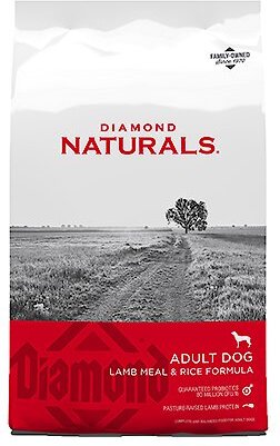 40 pd Diamond Naturals Lamb Meal & Rice Formula Adult Dry Dog Food (chew)