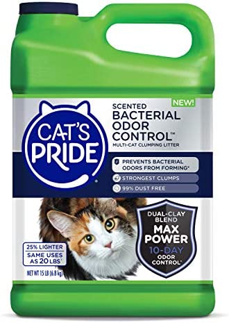 Cat's Pride Max Power Clumping Multi-Cat Litter 15 Pounds