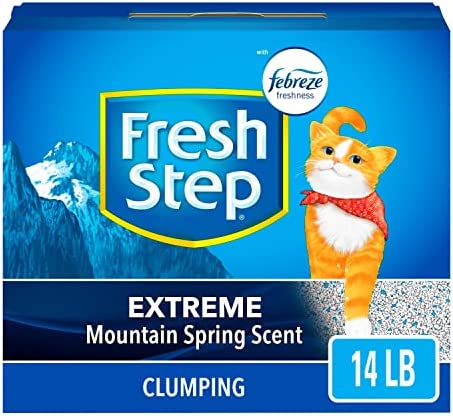Fresh Step Scented Litter with The Power of Febreze, Clumping Cat Litter