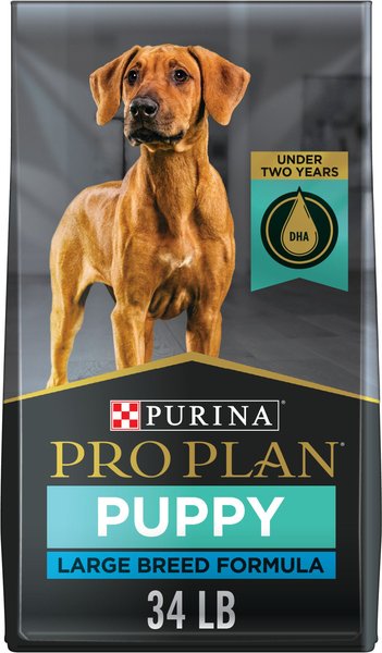 34 pd Purina Pro Plan High Protein Chicken & Rice Formula Large Breed Dry Puppy Food
