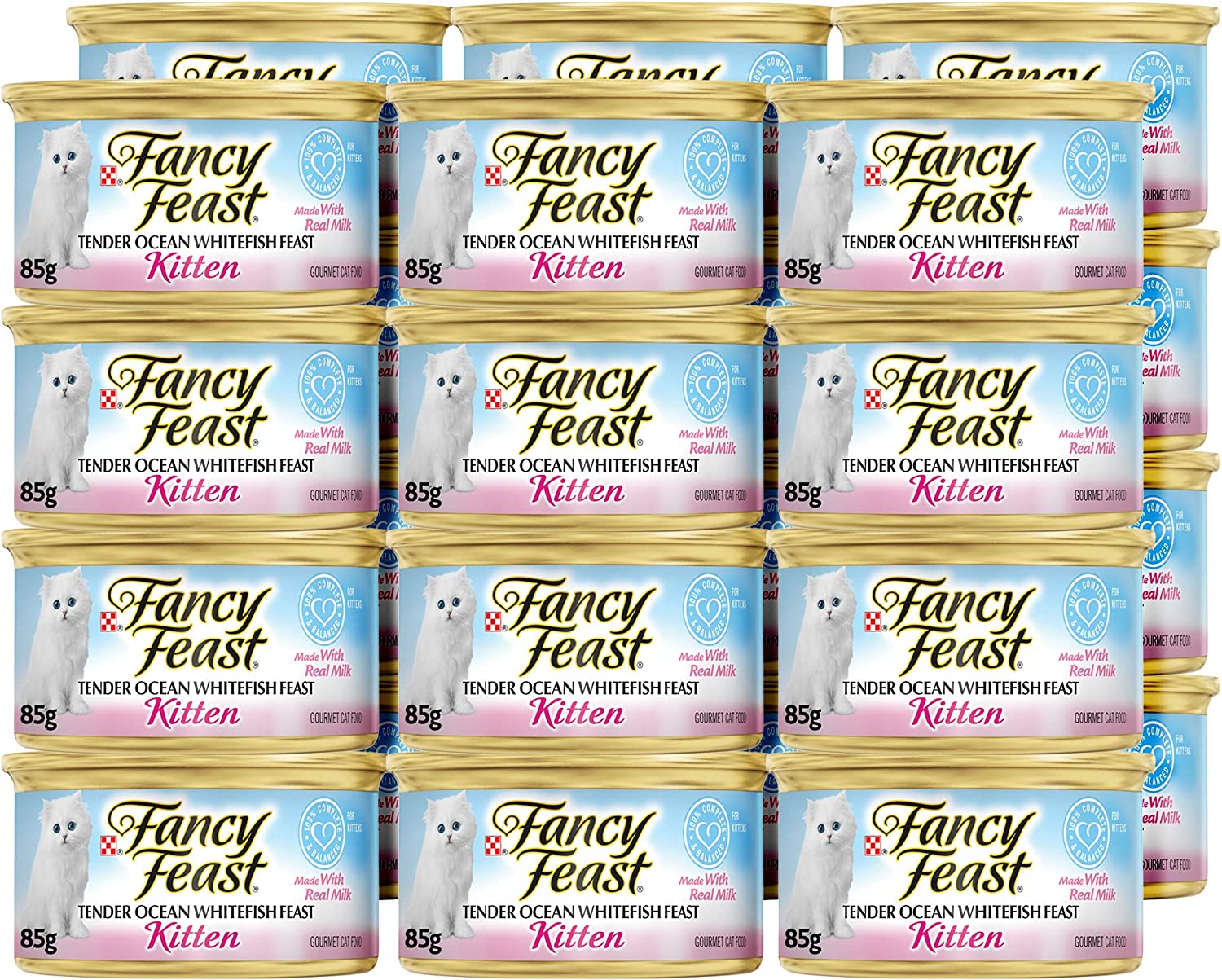 3 ounce (24) Fancy Feast Purina Kitten Canned Wet Cat Food (Payment Plan-No Credit Check-No Interest Rate)  